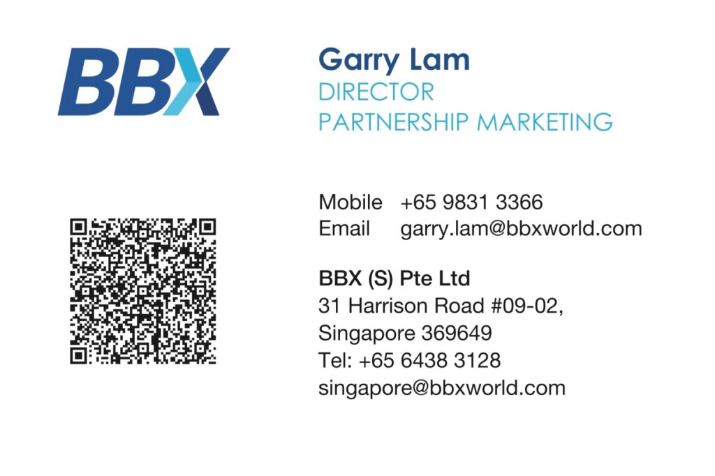 Garry Lam's business card